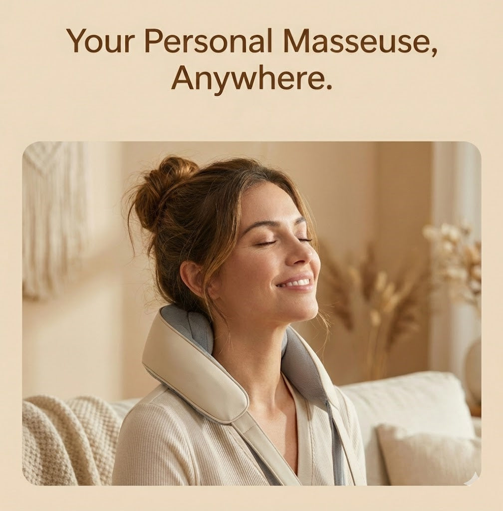 Knotless Heated Neck Massager